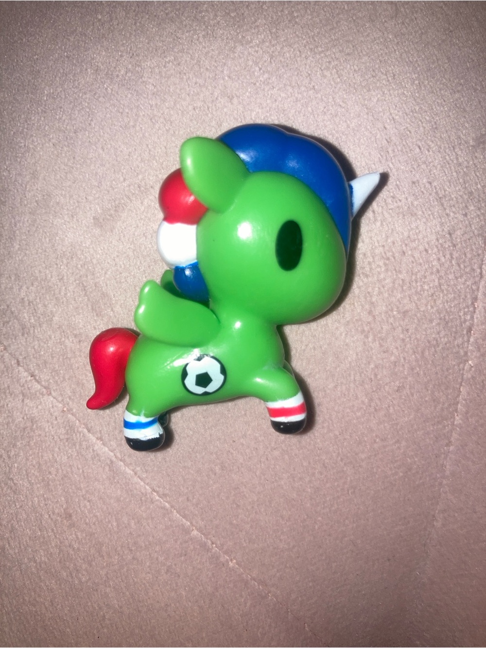 Tokidoki Neon Star Sam Soccer Unicorn Figure